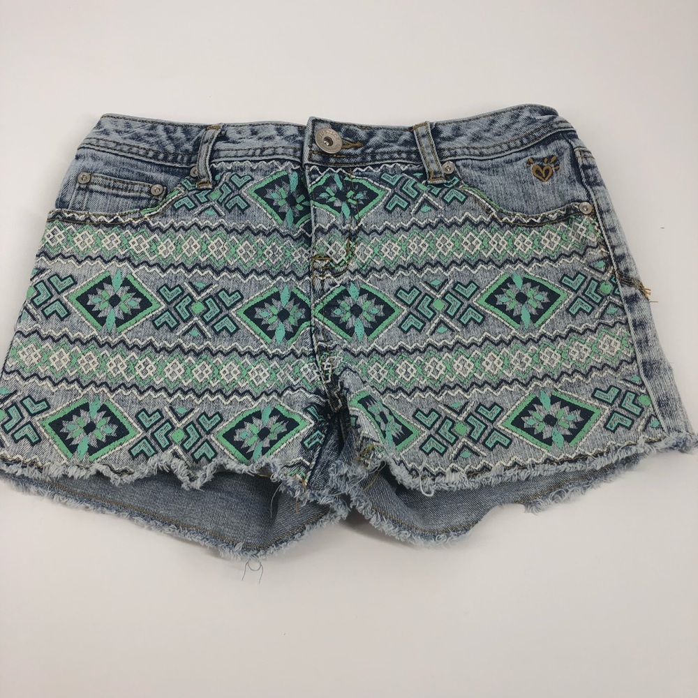 Justice Aztec Print Shorts